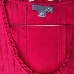 Anthropology tunic, size 4, raspberry color